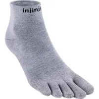 Injinji Men's Liner Mini-Crew Heather Gray M