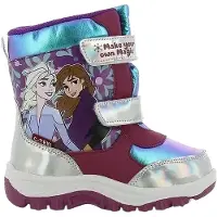 Disney Frozen Talvikengät, Silver/Dark Purple, 30
