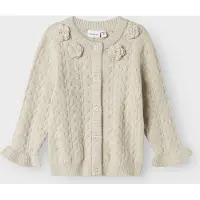 Name it Nmfoanna Ls Knit Card - Cream - 104