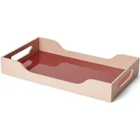 Printworks Lacquered Tray - Swell - Pink - 20X 5X 34CM