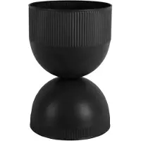 PT Living Plant Pot Tonar Medium - Black - H 39CM