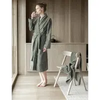 Hoie Svanen Morgenkåbe - Grey - M