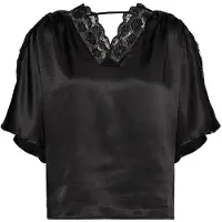 Vero Moda Vmhillary 2/4 Top Btq Ga - Black - S