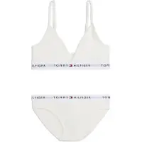 Tommy Hilfiger Pointelle Bra & Bikini Gift Set - White - 164-170