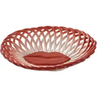 Serax Basket White Salvador - Red - ONE SIZE