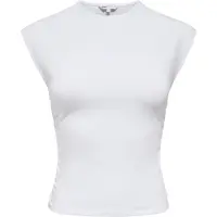 ONLY Onlmira Capsl Ruching Top Jrs Noos - White - S