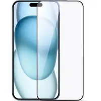 JOYROOM JR-MLG0286 2.5D Anti-Blue Light + Dustproof Tempered Glass with Black Frame for iPhone 15 Plus/16 Plus