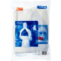 3M Kertakäyttöhaalari 4540 Type 5/6; XXL; valkoinen