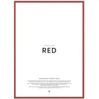 Poster & Frame Red Wood Frame - Red - 30X40CM