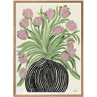 Poster & Frame La Poire - Tulips 1 - Multi/patterned - 70X100CM