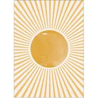 Poster & Frame The Miuus Studio - Boho Sun - Yellow - 50X70CM