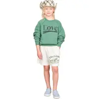 The Animal Observatory Shark Kid Sweatshirt Green - Green - 2 Y
