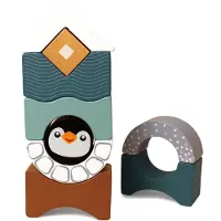 Magni Toys Penguin Stacking Tower - Multi/patterned - ONE SIZE