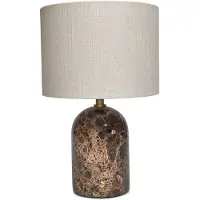 ENKEL Living Flair Mini Table Lamp - Brown - Ø 18 CM