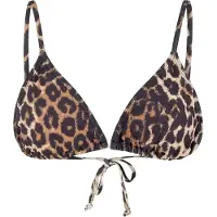 Becksöndergaard Leopa Bella Bikini Top - Brown - L