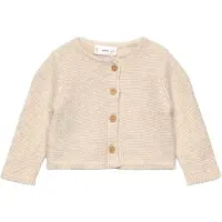 Mango Knitted Button Cardigan - Cream - 3-6M