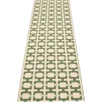 Pappelina , Tom matto Leaf/Cream/sage 70 x 240 cm