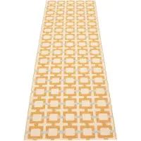 Pappelina Tom -matto 240 x 70 cm, okeri/kerma/salvia