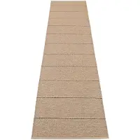 Pappelina , Lea matto Potato/Dark Brown/Vanilla 70 x 300 cm