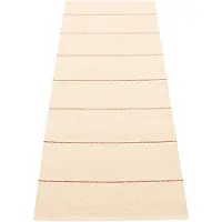 Pappelina Lea-matto 225 x 70 cm, beige/ruoste/vanilja