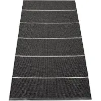 Pappelina , Lea matto Black/Misty Mint/Vanilla 70 x 150 cm
