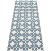 Pappelina Anya-matto 200 x 70 cm, river blue/vanilla