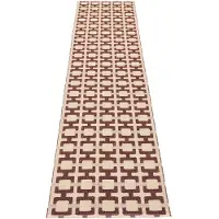 Pappelina Tom-matto, 300 x 70 cm, viininpunainen/kerma/vaaleanpunainen