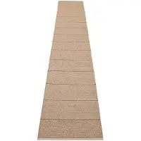 Pappelina , Lea matto Potato/Dark Brown/Vanilla 70 x 375 cm