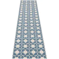 Pappelina , Anya matto River Blue/Vanilla 70 x 300 cm