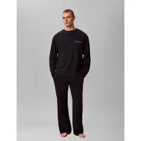 Calvin Klein Ls Tee Pant Set - Navy - XL