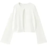 Mango Fine-Knit Cardigan - Cream - 5-6