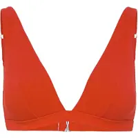 Understatement Underwear Plunge Bikini Top - Coral - M