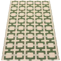 Pappelina , Tom matto Leaf/Cream/sage 70 x 120 cm