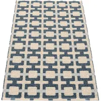 Pappelina Tom matto Ocean Blue/Cream/Blue Fog 70 x 120 cm