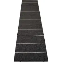 Pappelina , Lea matto Black/Misty Mint/Vanilla 70 x 300 cm
