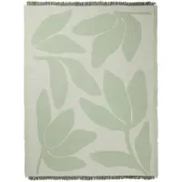 Broste Copenhagen Herbert Throw - Green - L 180CM
