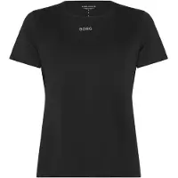 Björn Borg Women's Borg Performance Feather T-Shirt Black Beauty Lyhythihainen treenipaita L