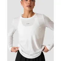 ICANIWILL Define Loose Long Sleeve White Snow