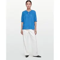 Cream Crbellis Lace Blouse - Blue - L/XL