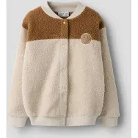 Name it Nknballas Ls Nreg Teddy Card - Cream - 134-140