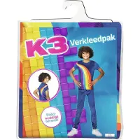 Studio 100 K3 Rainbow Costume - 3-5 years