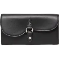 Ralph Lauren Leather Tasha Continental Wallet - Black - ONE SIZE