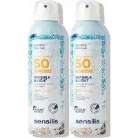Sensilis INVISIBLE & LIGHT spray corporal SPF50+ pack 2 x 200 ml