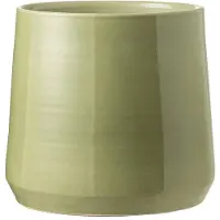 J-Line Flowerpot Round Ceramic Grn Xl - Green - H33CM