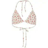 Pieces Pclaomi Lurex Bikini Triangle Top Bc - Cream - M