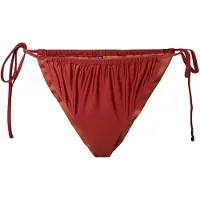 Pieces Pckin Bikini Shiny Tanga - Red - L