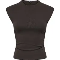 ONLY Onlmira Capsl Ruching Top Jrs Noos - Brown - XL