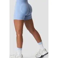 ICANIWILL Sculpt Seamless Midi Shorts Banner Blue