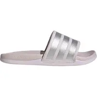 Adidas Pistokkaat 'Adilette Comfort 2.0' roosa / hopea