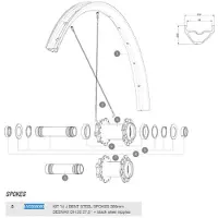 Mavic Deemax Dh 27.5 J-bent Pinnat 14 Yksiköt